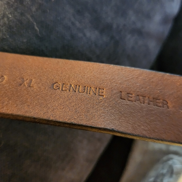 Brown Genuine Leather Belt - Picture 3 of 3